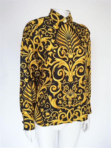 versace blouse replica|versace blouse vintage.